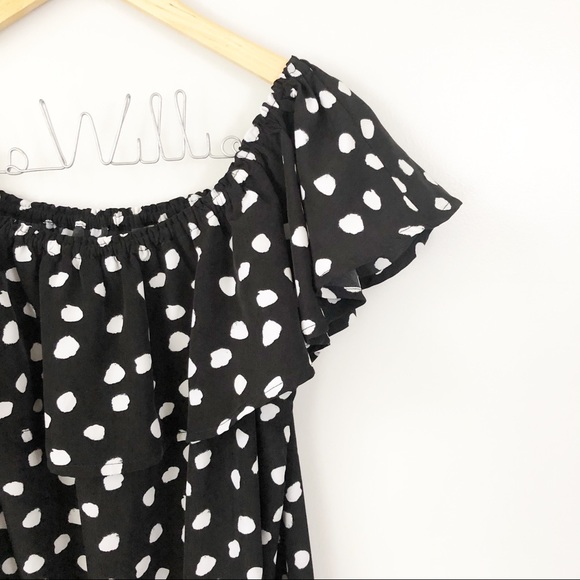 Merona Polka Dot Ruffle Dress - Picture 2 of 5